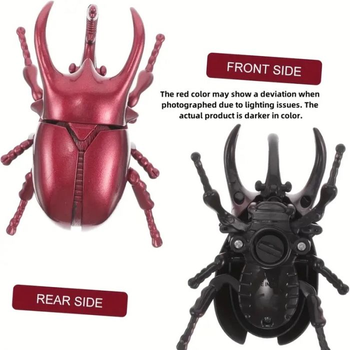 Дитяча іграшка жук механічний (колір бордовий), 3982