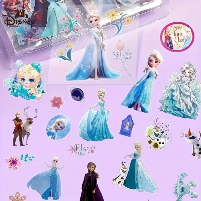 Наліпка герої мультфільма крижане серце (Frozen) набір 100 шт, ціна за набір (4129)