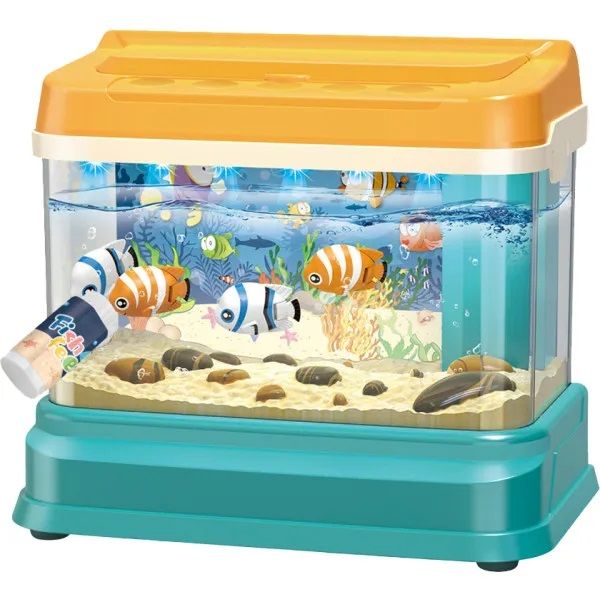 Дитяча іграшка риболовля (рибалка) CY-7077B CY набір акваріум, вудки і рибки (відео в описі)