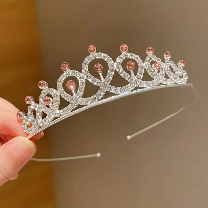 Діадема (тіара) корона колір срібло (silver), матеріал корпусу метал (tiara) 63777