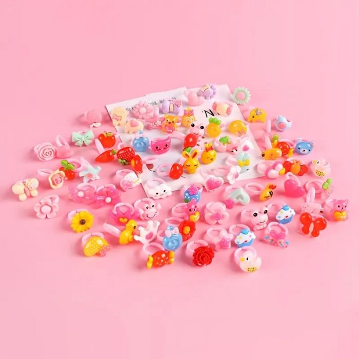 Дитяча іграшка кільце каблучка пластмас AR02132 ціна за 1 шт