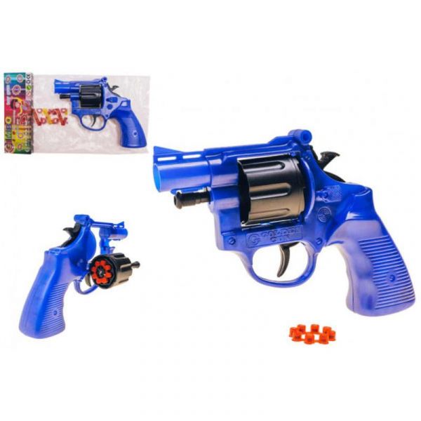 Дитяча іграшка револьвер Джімбо що стріляє пістонами  Арт: 116