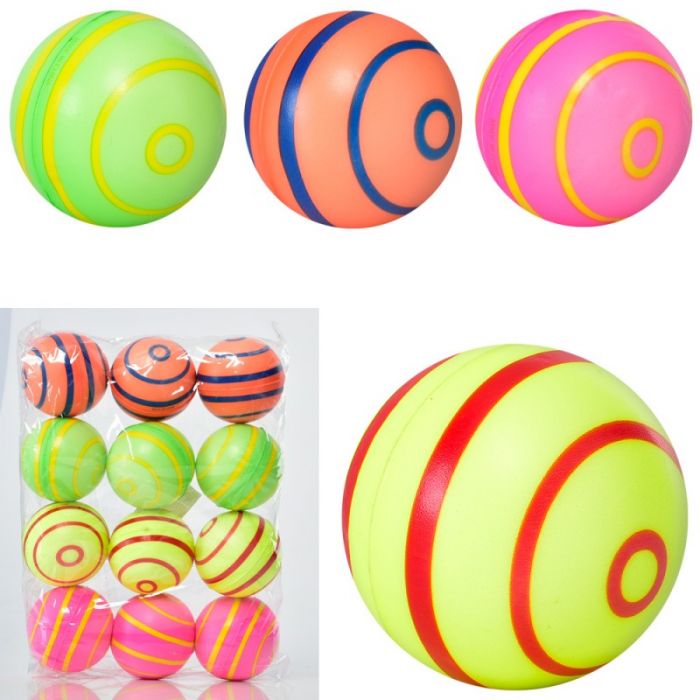 Дитяча іграшка м'яч фомовий 6,3см, в асортименті MS 2988, MS 3361-2, MS 3361-3, MS 3527 ціна за 1 шт