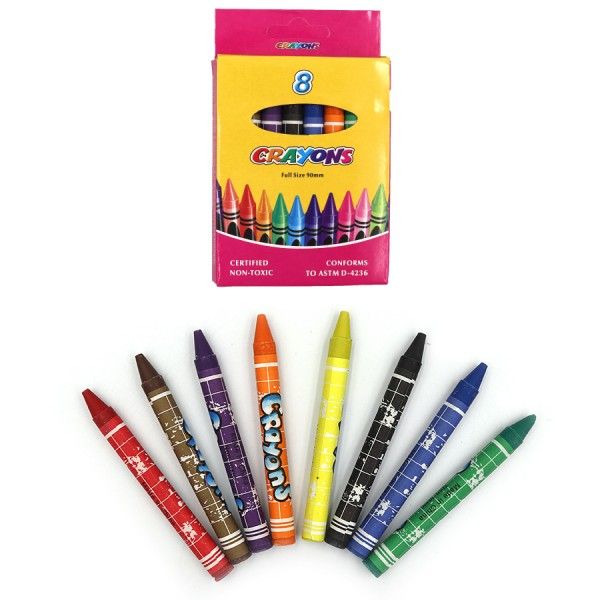 Крейда воскова Crayons, набір 8 кольорів, 8496-8
