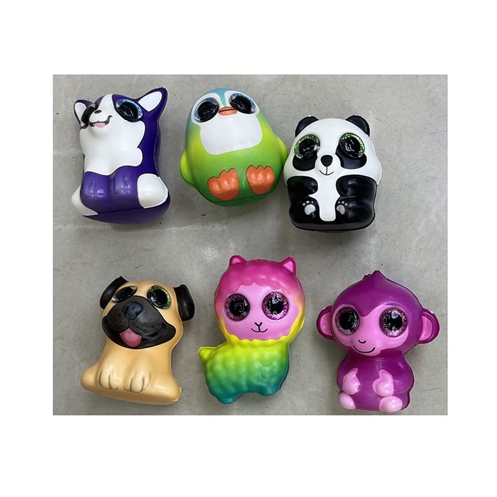 Дитяча іграшка антистрес сквіш (Squishy) фігурка тварина 10 см FG240428010Q 6 видів з ароматом, ціна за 1 шт
