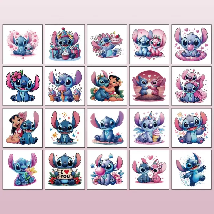 Наліпка тимчасове татуювання Стіч (Stitch) 3714 Наліпка тимчасове татуювання Стіч (Stitch) 3714