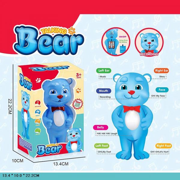 Дитяча іграшка інтерактивна ведмедик повторюшка 838-29 