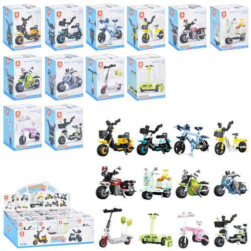 Дитяча іграшка конструктор мототранспорт від 101 дет. FC8278