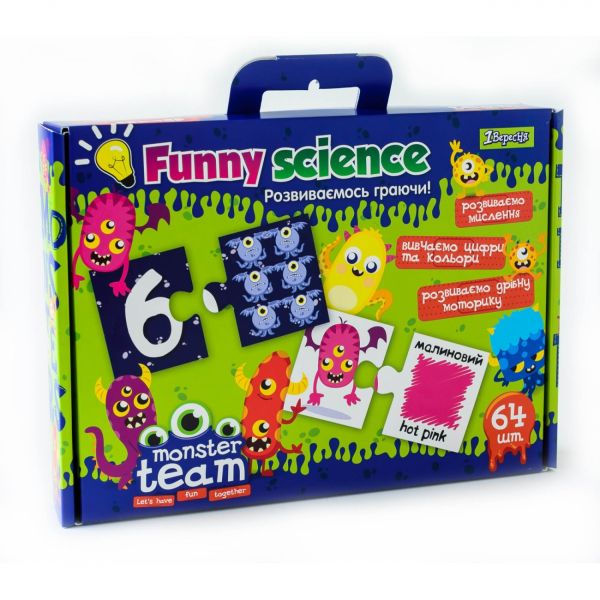 Дитячий набір для творчості Funny science Monster team, арт.953068 акційна пропозиція