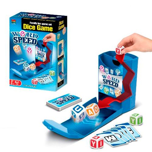 Дитяча іграшка настільна гра швидкість слова кубики картки 007-67