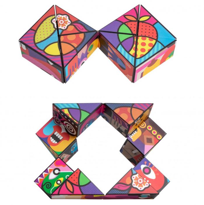 Дитяча іграшка головоломка антистрес чарівний магнітний кубик 6803A MAYA TOYS