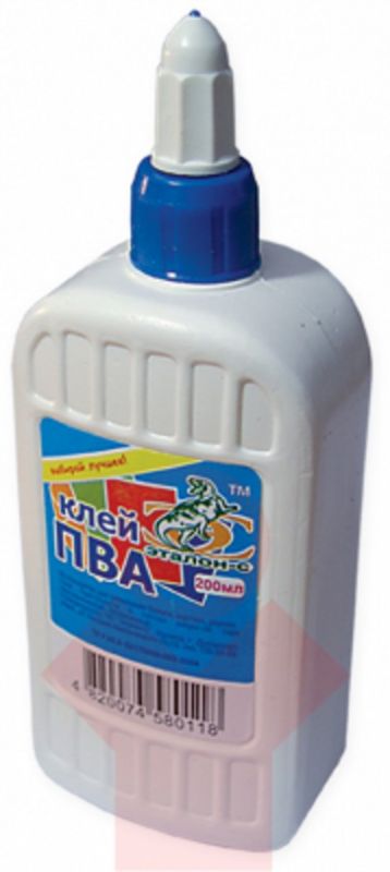Клей ПВА 200мл супер-ковпачок