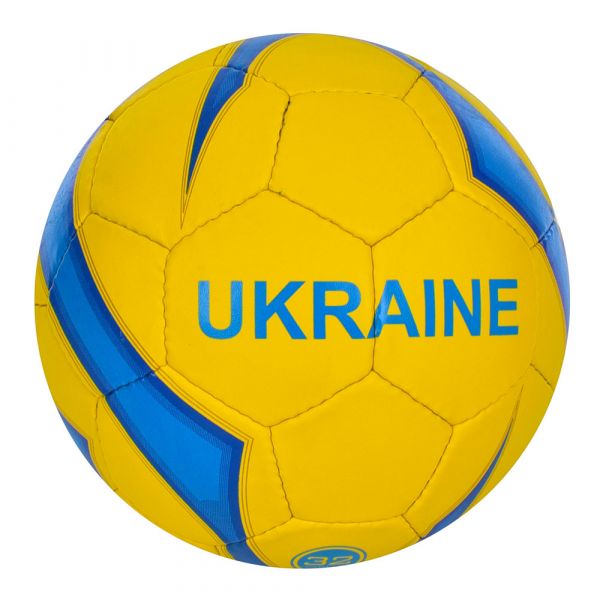 М'яч футбольний розмір №5 матеріал поверхні ПУ1 (PU) 4 шари, ручна робота, 32 панелі, вага 420 - 440 грамiв 2500-259