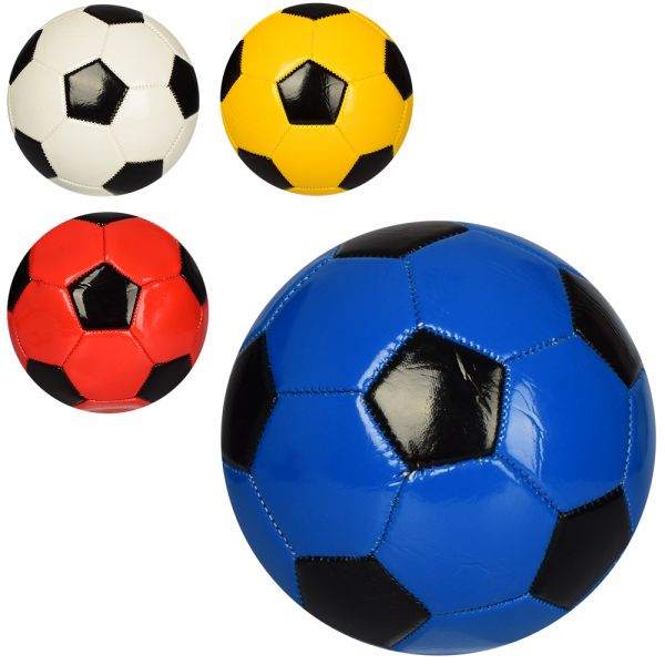 М'яч футбольний розмір №2 матеріал поверхні ПВХ 1,6 мм вага 140 грамiв EN-3228-1, 4 кольори
