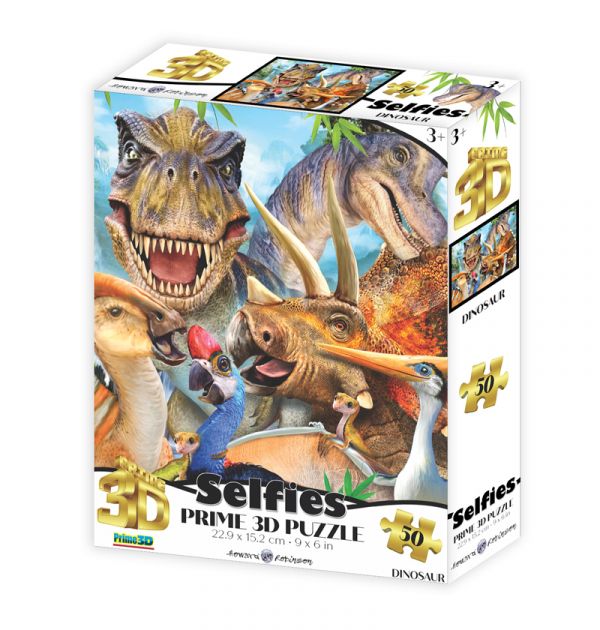 Дитяча гра пазли - 3D 31036 селфі динозаври доповнена реальність 50 деталей