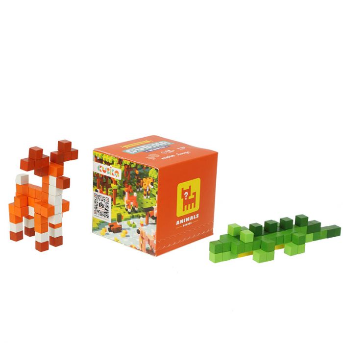 Дитяча іграшка конструктор дере'вяний сюрприз "Cubika World" ТМ Cubika , арт. 15177