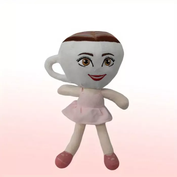 М'яка іграшка балерина капучіно 27 см, серія італійські меми (Ballerina capuchina Brainrot memes) 48161