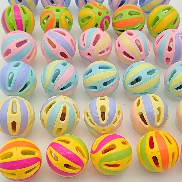 Іграшка для кота (кішки, кошеня) м'ячик дражнилка d 4,8 см 3741, відео в описі 