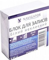 Папір для нотаток 85*85мм 400арк білий не клеєний NV-75004