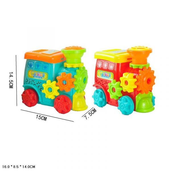 Дитяча іграшка потяг на коліщатках, 667, пакет 15*7,5*14,5см, 2 кольори