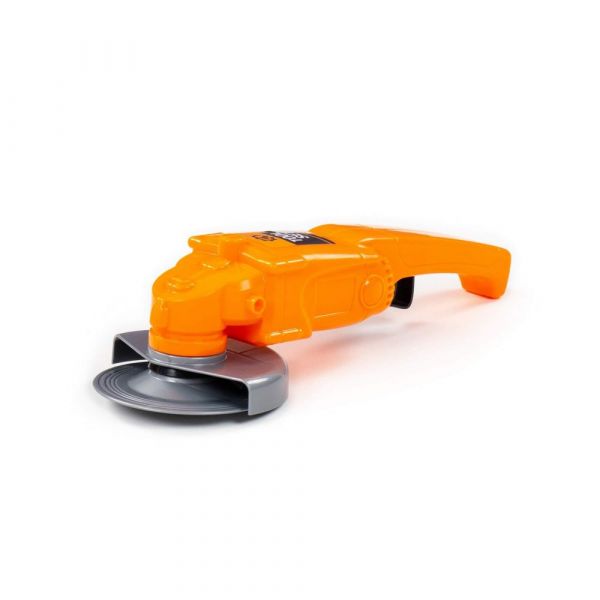 Дитяча іграшка інструмент шліфувальна машинка помаранчева 90454 у пакеті