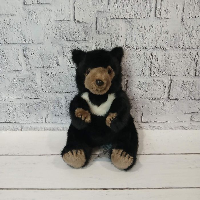 М'яка плюшева іграшка ведмедик 18 см (3738)