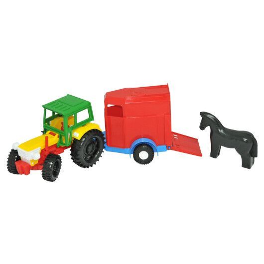 Дитяча іграшка трактор з причепом в коробці 39009 Тигрес, розміри 40 x 15 x 15 см Дитяча іграшка трактор з причепом в коробці 39009 Тигрес, розміри 40 x 15 x 15 см