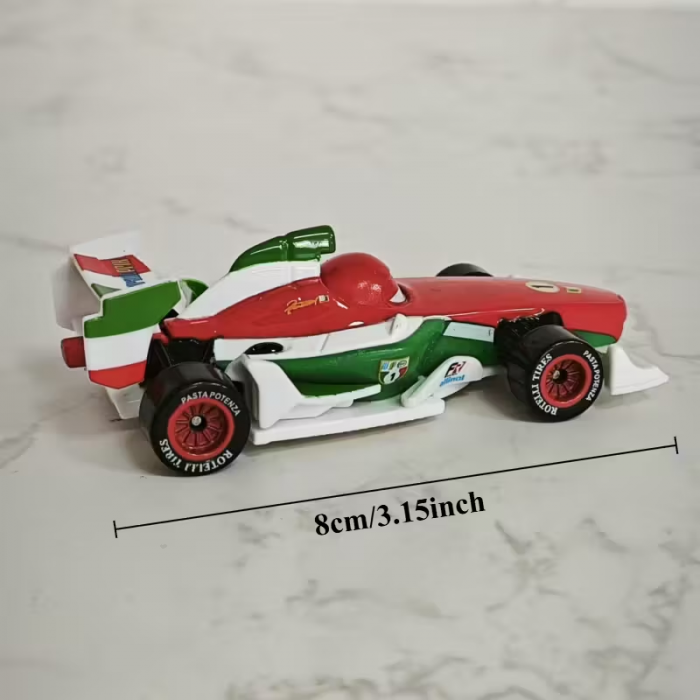 Дитяча іграшка машинка гонка 7 см формула-1, герой мультфільм тачки (3790) метало - пластиковий корпус