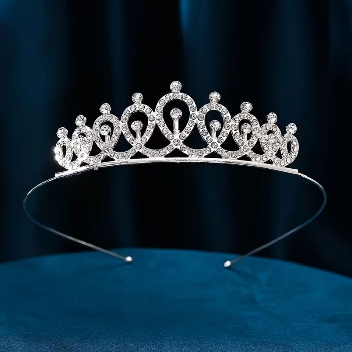 Дитяча іграшка діадема (тіара) корона A-32 колір срібро (silver), матеріал метал 164019