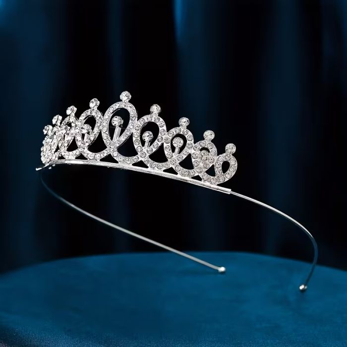 Дитяча іграшка діадема (тіара) корона A-32 колір срібро (silver), матеріал метал 164019