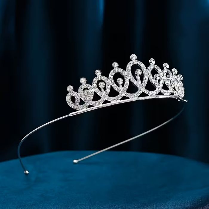 Дитяча іграшка діадема (тіара) корона A-32 колір срібро (silver), матеріал метал 164019