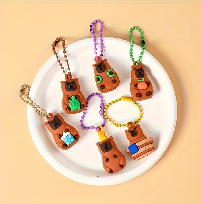 Брелок фігурка капібара, брелок, підвіска (4604)