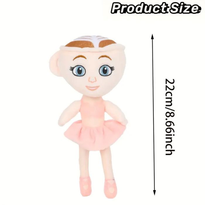 М'яка іграшка балерина капучіно 22 см серія італійські меми (Ballerina capuchina Brainrot memes)3674