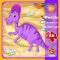 Дитячі пазли для малюка ТМ G-Toys із серії "Динозаври", 16 ел. LD04