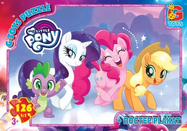 Пазли ТМ "G-Toys" із серії "My little Pony" (Маленька поні), 117 ел. MLP015