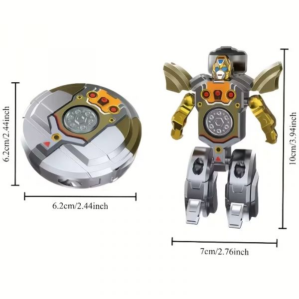 Дитяча іграшка гіроскоп спінер антистрес трансформер робот (3781) відео в описі