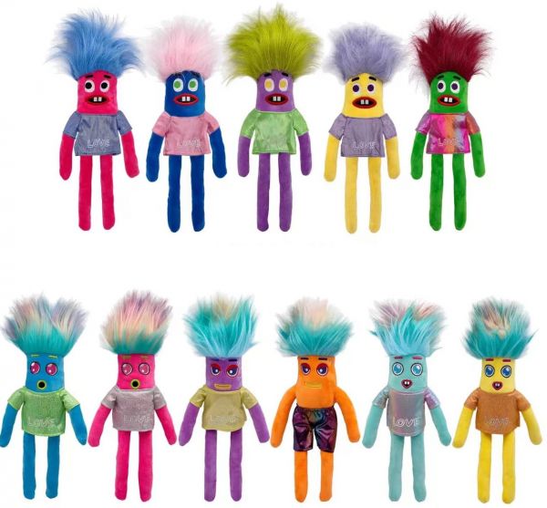 Дитяча м'яка плюшева іграшка танцююча сосиска (ковбаска) Nobody Sausage, 40 см (3970) відео в описі