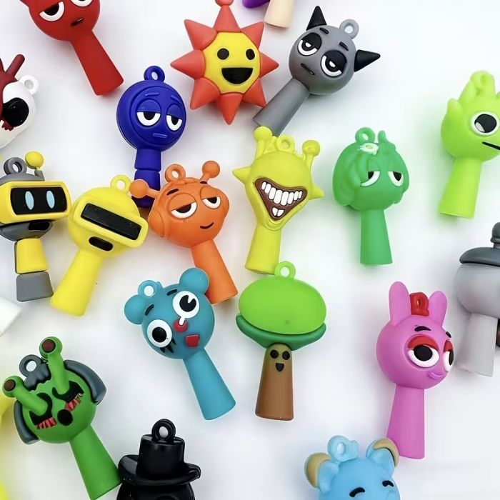 Дитяча іграшка фігурка Спрункі (Sprunki), набір різних 24 шт, 24 персонажа гри Incredibox (3788), ціна за набір