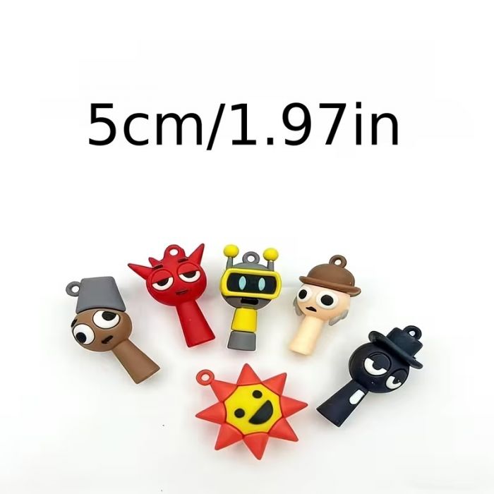 Дитяча іграшка фігурка Спрункі (Sprunki), набір різних 24 шт, 24 персонажа гри Incredibox (3788), ціна за набір