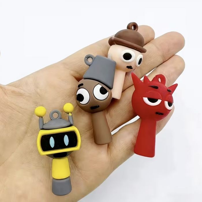 Дитяча іграшка фігурка Спрункі (Sprunki), набір різних 24 шт, 24 персонажа гри Incredibox (3788), ціна за набір