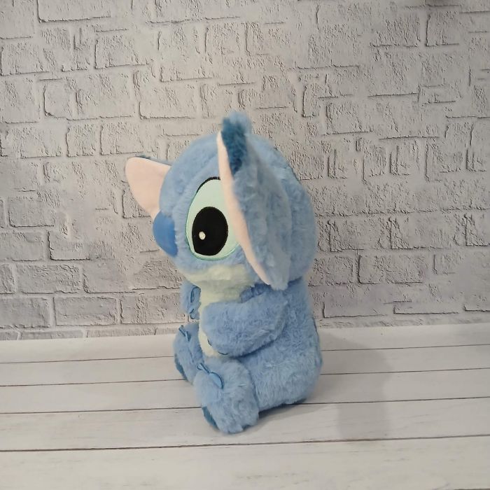 М'яка іграшка плюшева Стіч (Stitch) блакитний, 24 см 3721 відео в описі