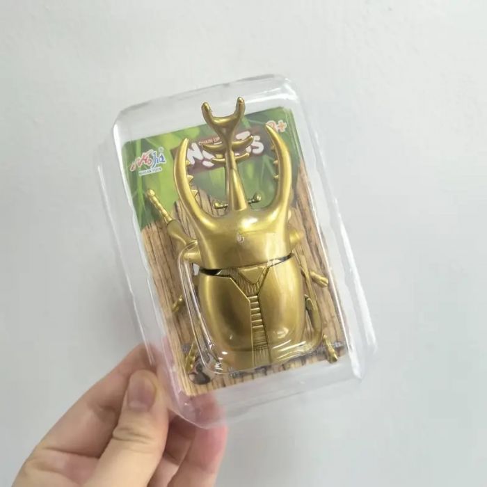 Дитяча іграшка жук механічний (колір золото), 3979, відео в описі 