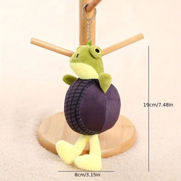 М'яка іграшка брелок жабка бонека амбалубу 19 см серія італійські меми(Boneca Ambalabu Brainrot memes) 3488