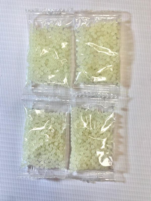 Кульки (водяні набої) гелевi для іграшкової зброї 003(N821) світяться у темряві (пакет 5*4см)